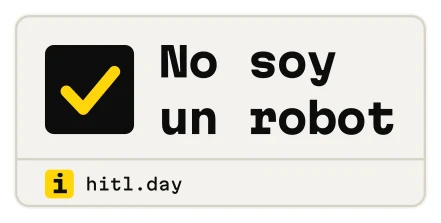 Sticker de casilla marcada: No soy un robot